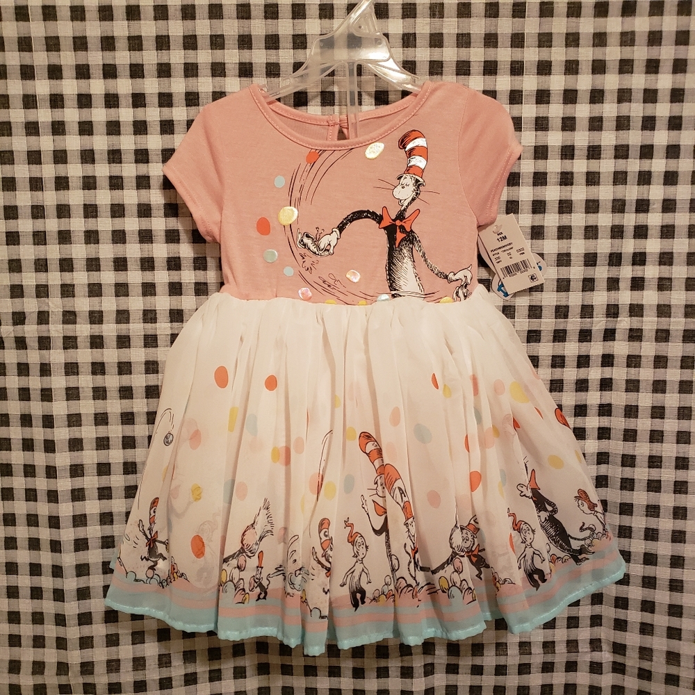 Dr Seuss dress 12 months